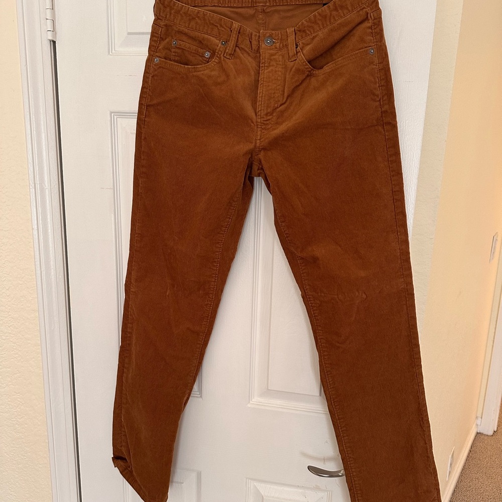 Men's Brown Corduroy Pants